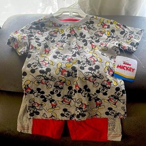 Mickey Mouse short set